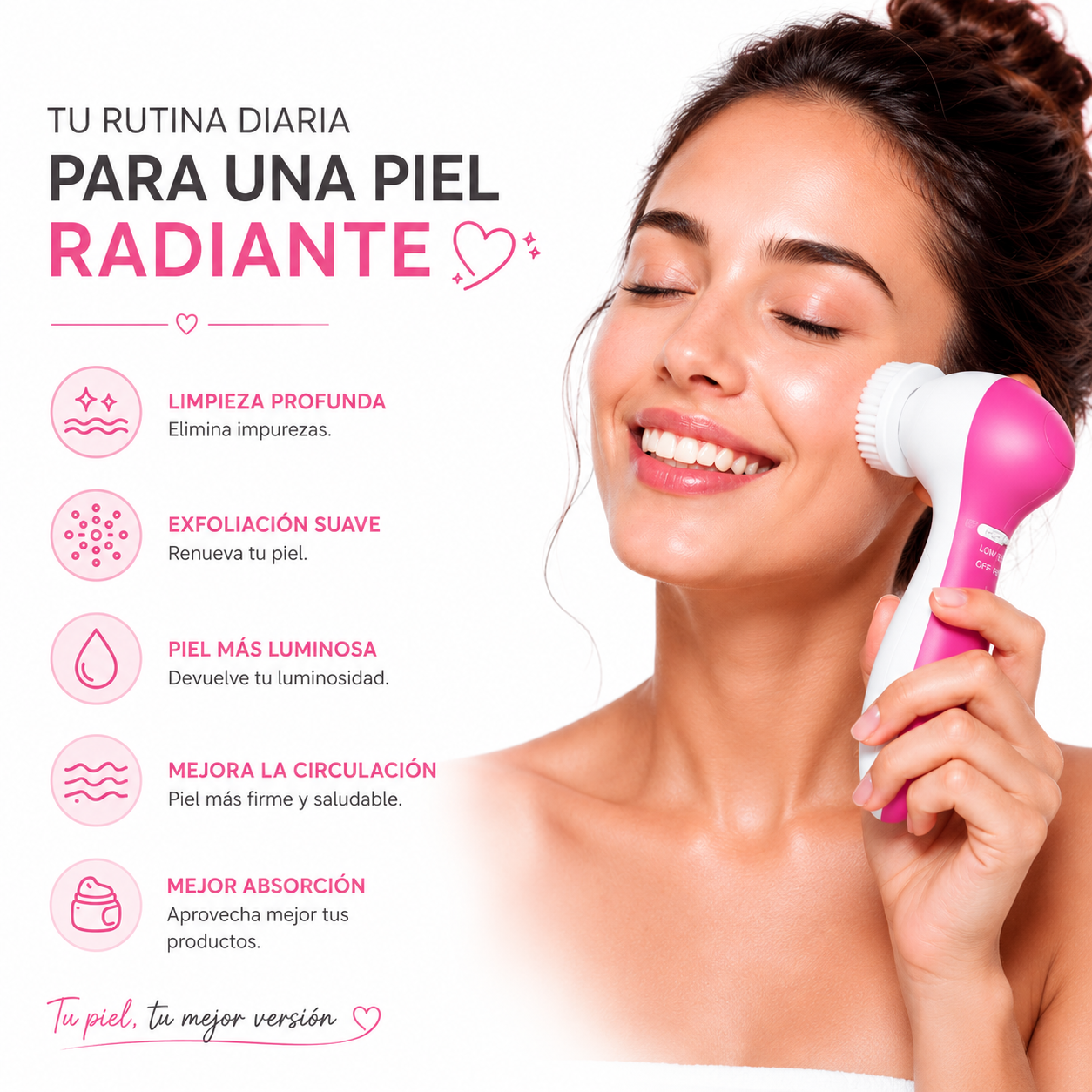 LIMPIADOR FACIAL 5 EN 1